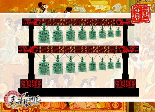 16件晉侯穌青銅編鐘，西周時期編鐘編磬