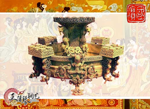 銅尊盤，曾侯乙尊盤，國寶級文物之一